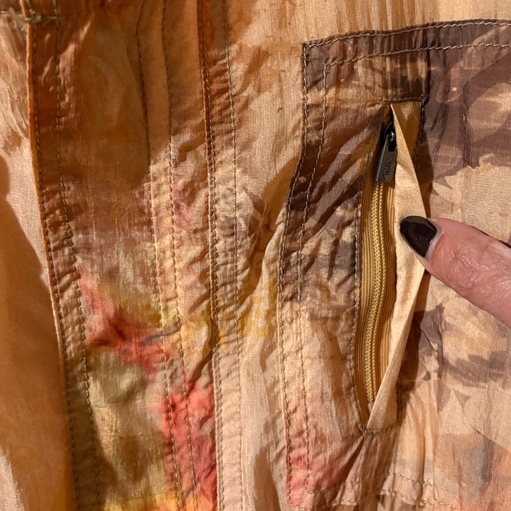FP Movement by Free People Peach Floral Jumpsuit with Embroidered design. Small - Picture 10 of 14